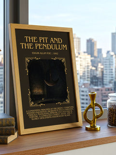 The Pit And The Pendulum Minimalist Book Poster by Edgar Allan Poe – image 3