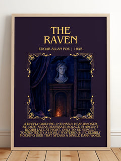 The Raven Minimalist Book Poster by Edgar Allan Poe – image 2