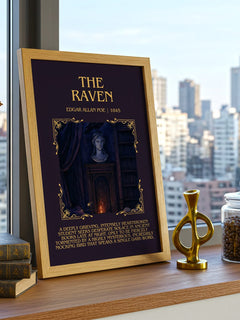 The Raven Minimalist Book Poster by Edgar Allan Poe – image 3