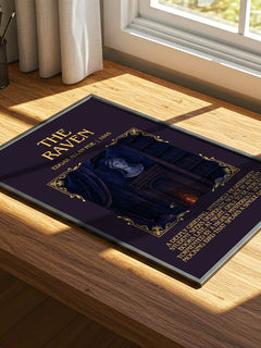 The Raven Minimalist Book Poster by Edgar Allan Poe – image 4