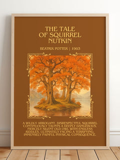 The Tale Of Squirrel Nutkin Minimalist Book Poster by Beatrix Potter – image 2