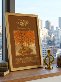 The Tale Of Squirrel Nutkin Minimalist Book Poster by Beatrix Potter – image 3