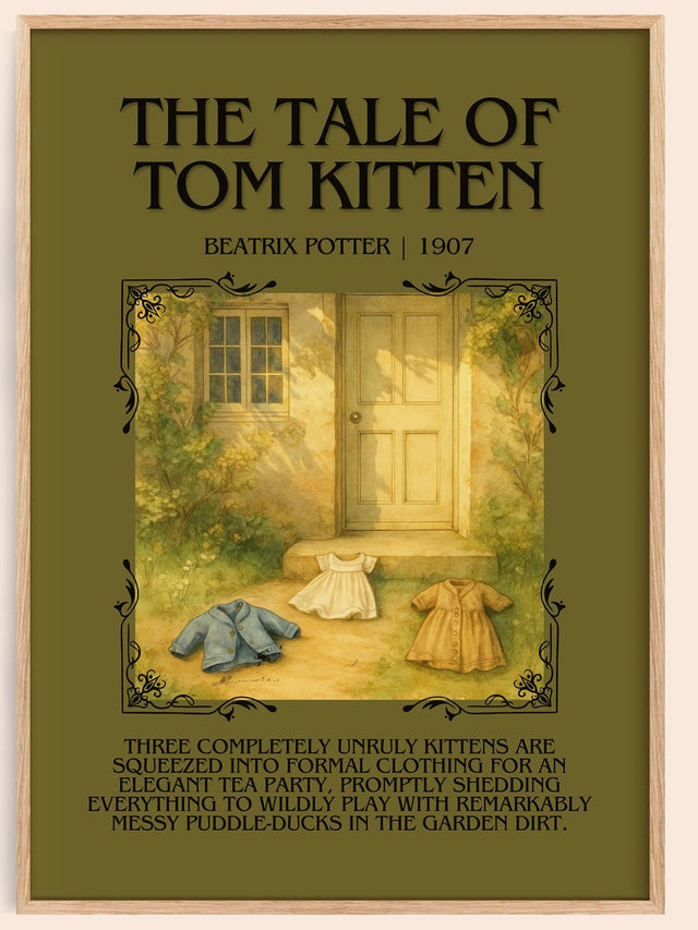 The Tale Of Tom Kitten Minimalist Book Poster by Beatrix Potter
