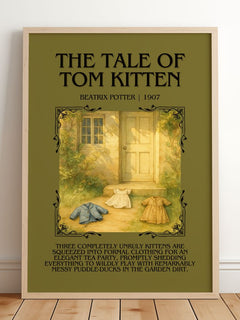 The Tale Of Tom Kitten Minimalist Book Poster by Beatrix Potter – image 2