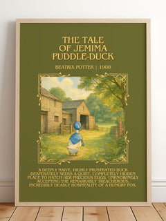 Tale Of Jemima Puddle-Duck Minimalist Book Poster by Beatrix Potter – image 2