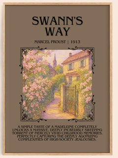 Swann'S Way Minimalist Book Poster by Marcel Proust – image 1