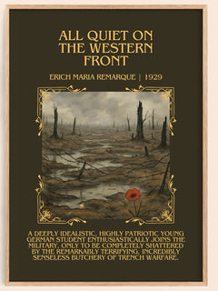 All Quiet On The Western Front Minimalist Book Poster by E. Remarque – image 1