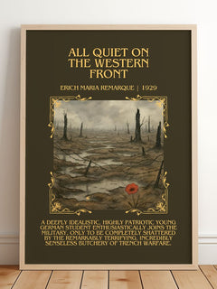 All Quiet On The Western Front Minimalist Book Poster by E. Remarque – image 2