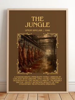 The Jungle Minimalist Book Poster by Upton Sinclair – image 2