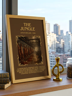 The Jungle Minimalist Book Poster by Upton Sinclair – image 3
