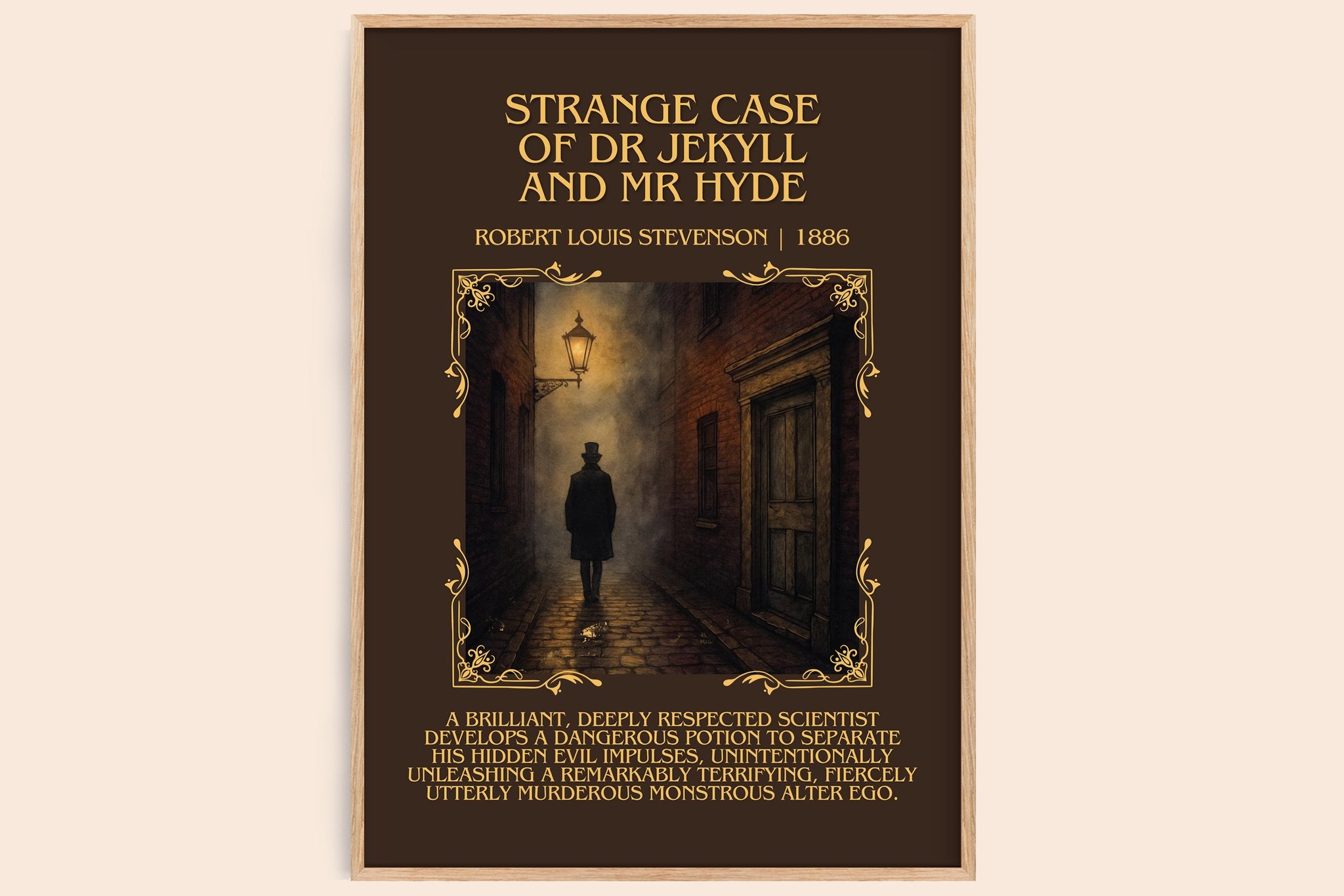 Strange Case Of Dr Jekyll And Mr Hyde Minimalist Book Poster by Robert Louis Stevenson