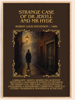 Strange Case Of Dr Jekyll And Mr Hyde Minimalist Book Poster – R. – image 1