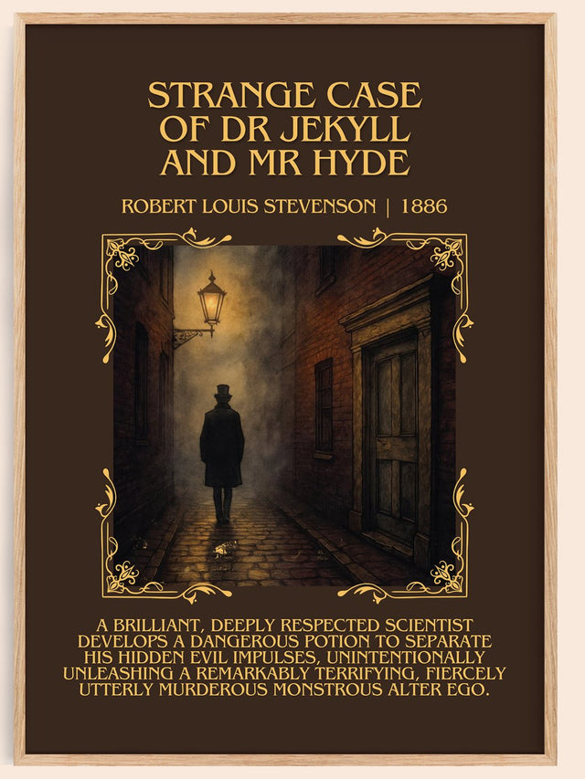 Strange Case Of Dr Jekyll And Mr Hyde Minimalist Book Poster – R.