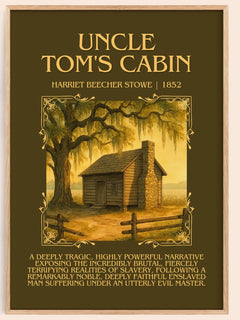 Uncle Tom'S Cabin Minimalist Book Poster by Harriet Beecher Stowe – image 1