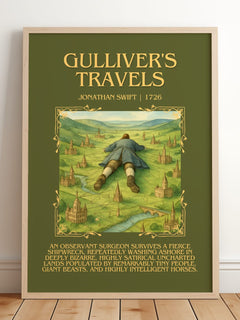 Gulliver'S Travels Minimalist Book Poster by Jonathan Swift – image 2