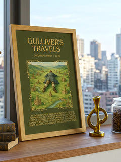 Gulliver'S Travels Minimalist Book Poster by Jonathan Swift – image 3