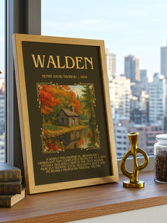 Walden Minimalist Book Poster by Henry David Thoreau – image 3