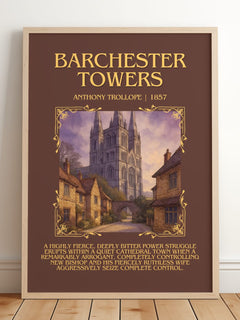 Barchester Towers Minimalist Book Poster by Anthony Trollope – image 2
