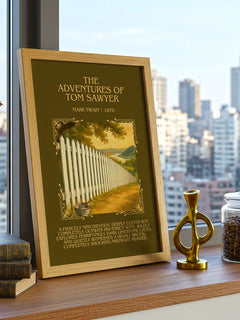 The Adventures Of Tom Sawyer Minimalist Book Poster by Mark Twain – image 3