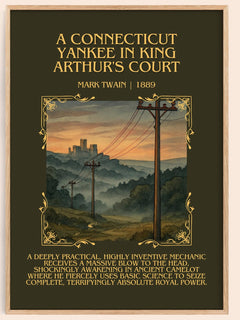 Connecticut Yankee In King Arthur'S Court Minimalist Book Poster – M. – image 1