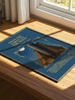 From The Earth To The Moon Minimalist Book Poster by Jules Verne – image 4