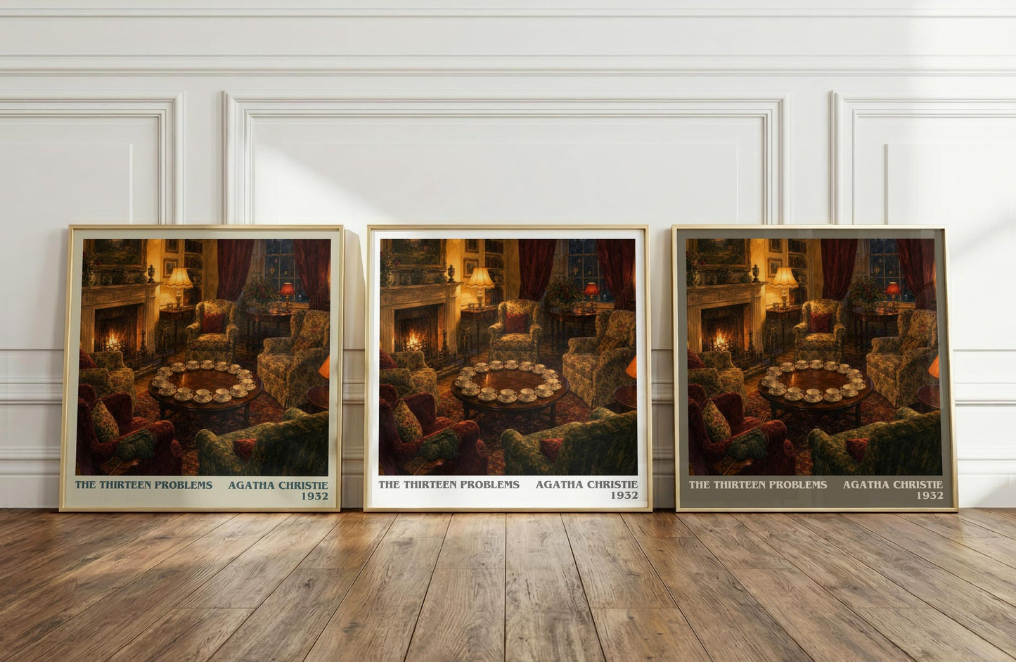 The Thirteen Problems Literary Art Print by Agatha Christie