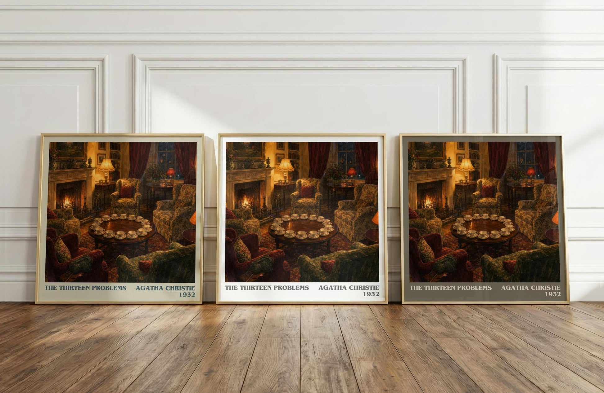 The Thirteen Problems Literary Art Print by Agatha Christie