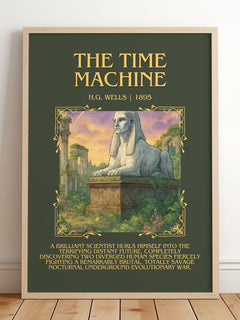 The Time Machine Minimalist Book Poster by H.G. Wells – image 2