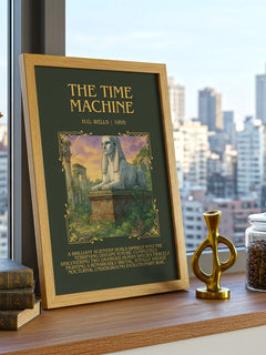The Time Machine Minimalist Book Poster by H.G. Wells – image 3