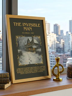The Invisible Man Minimalist Book Poster by H.G. Wells – image 3