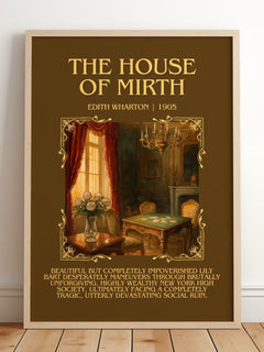 The House Of Mirth Minimalist Book Poster by Edith Wharton – image 2