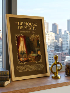 The House Of Mirth Minimalist Book Poster by Edith Wharton – image 3