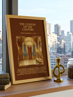 The Custom Of The Country Minimalist Book Poster by Edith Wharton – image 3