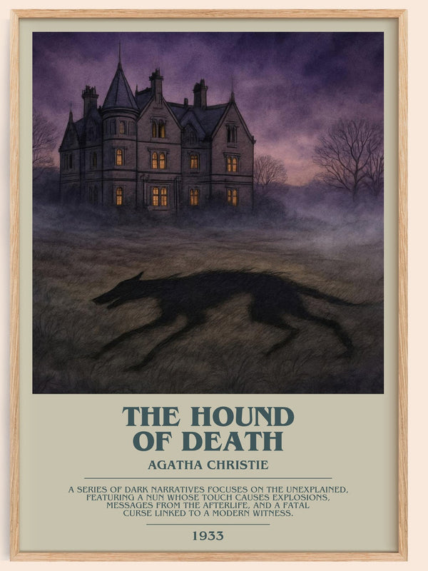 The Hound Of Death Bookish Wall Art by Agatha Christie