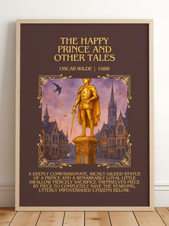 The Happy Prince And Other Tales Minimalist Book Poster by Oscar Wilde – image 2