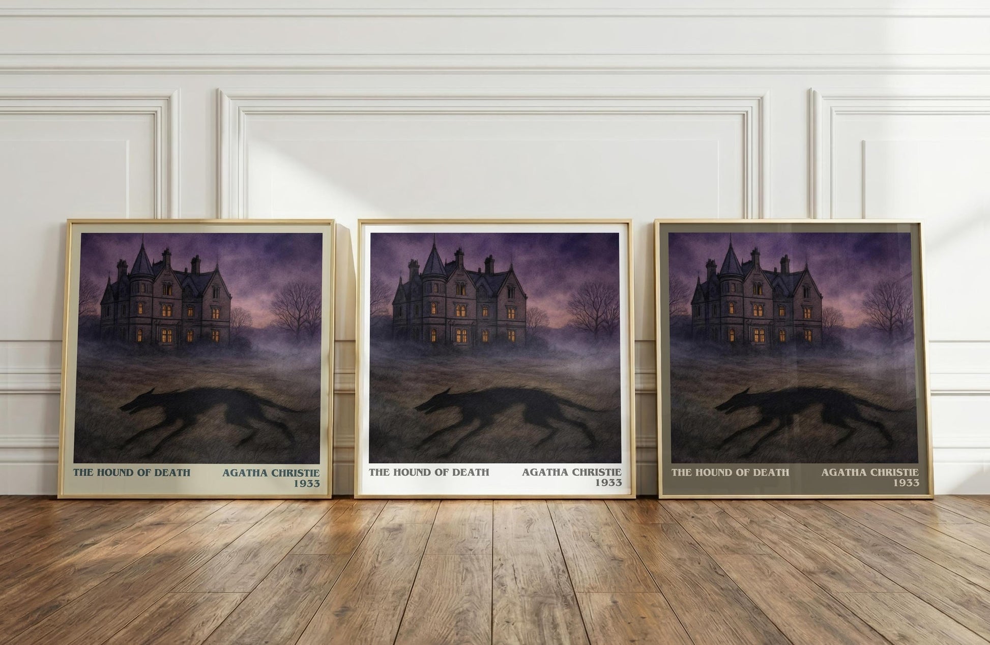 The Hound Of Death Literary Art Print by Agatha Christie