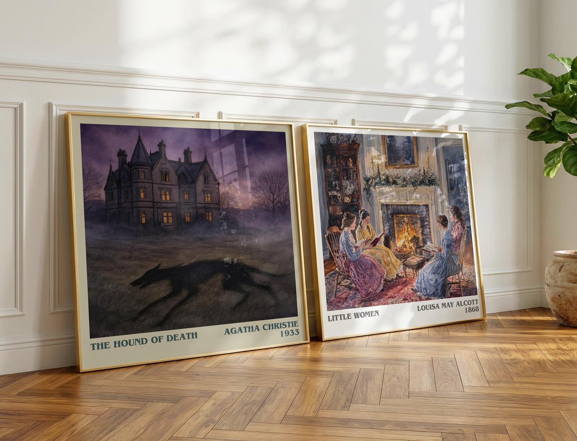 The Hound Of Death Literary Art Print by Agatha Christie