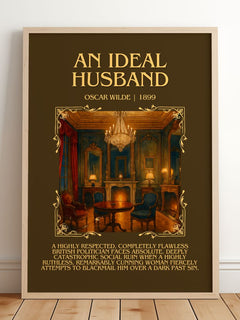 An Ideal Husband Minimalist Book Poster by Oscar Wilde – image 2