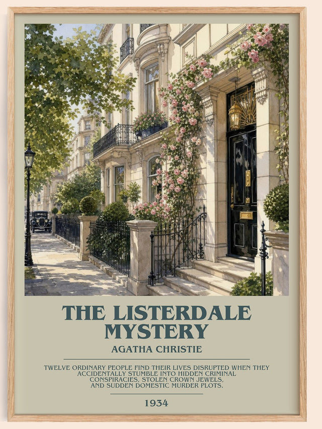 The Listerdale Mystery Bookish Wall Art by Agatha Christie