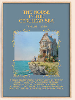 The House in the Cerulean Sea Minimalist Book Poster by TJ Klune – book poster
