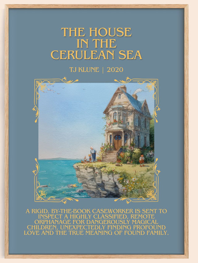 The House in the Cerulean Sea Minimalist Book Poster by TJ Klune