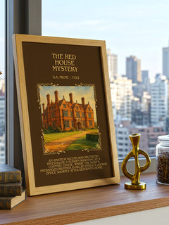 The Red House Mystery Minimalist Book Poster by A.A. Milne – image 3