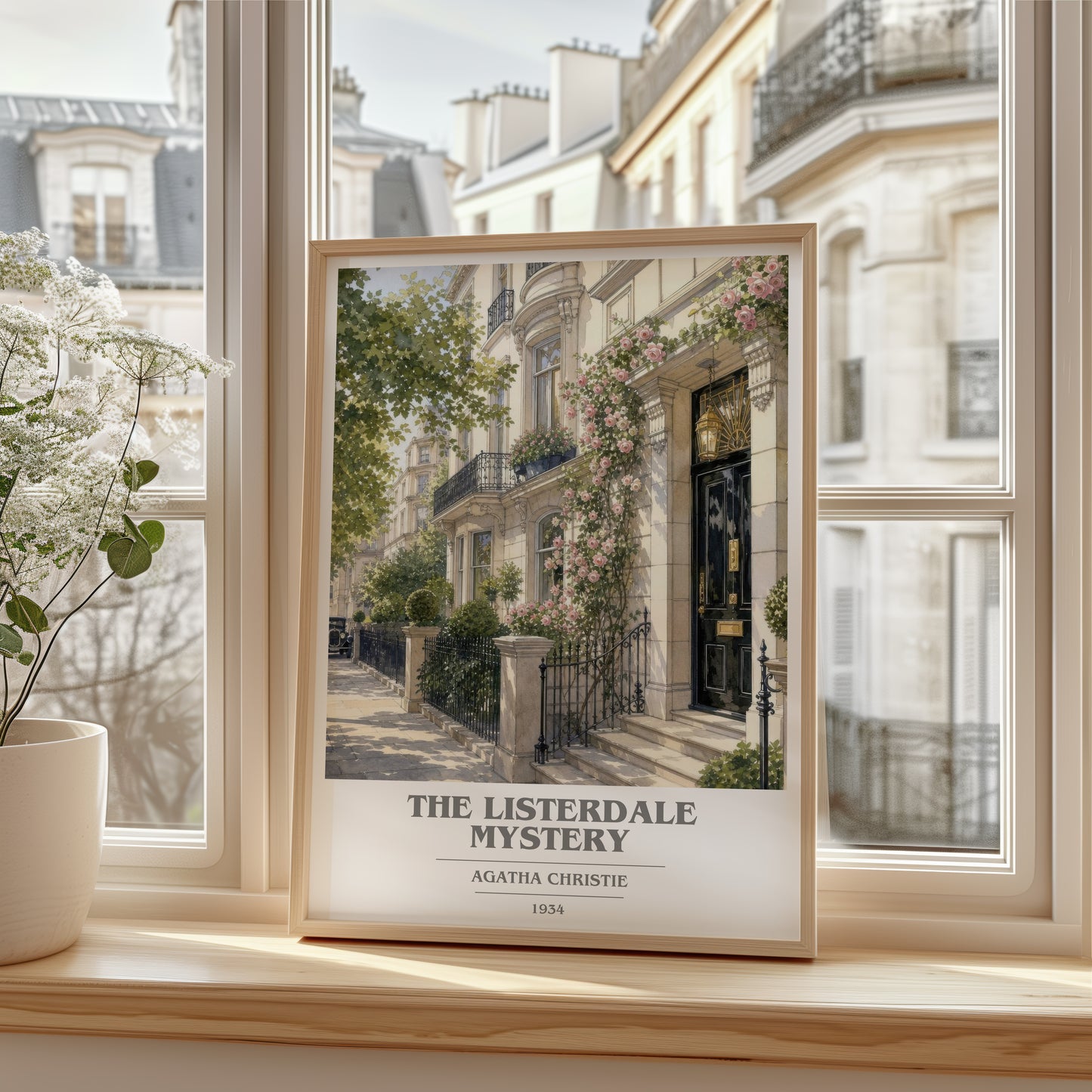 The Listerdale Mystery book cover poster colour and style options – Agatha Christie book art