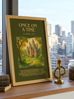 Once On A Time Minimalist Book Poster by A.A. Milne – image 3