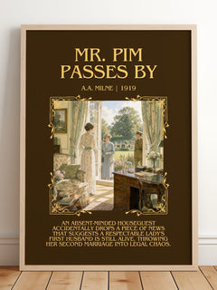 Mr. Pim Passes By Minimalist Book Poster by A.A. Milne – image 2