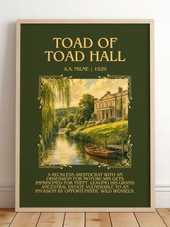 Toad Of Toad Hall Minimalist Book Poster by A.A. Milne – image 2