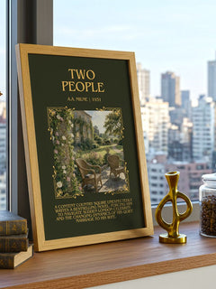 Two People Minimalist Book Poster by A.A. Milne – image 3