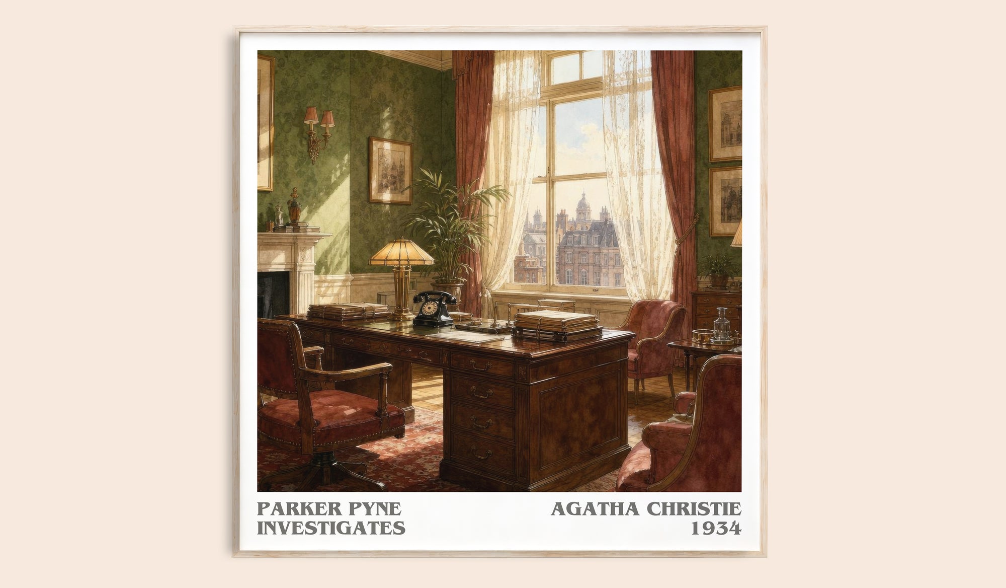 Parker Pyne Investigates Literary Art Print by Agatha Christie