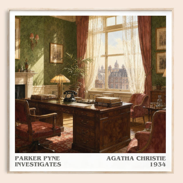 Parker Pyne Investigates Literary Art Print by Agatha Christie