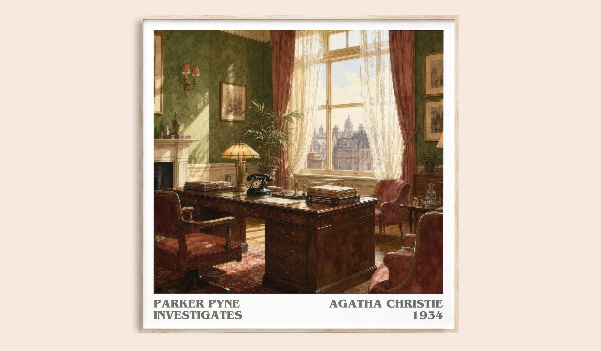 Parker Pyne Investigates Literary Art Print by Agatha Christie